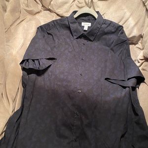 Calvin Klein Men’s Short Sleeve Dress Shirt